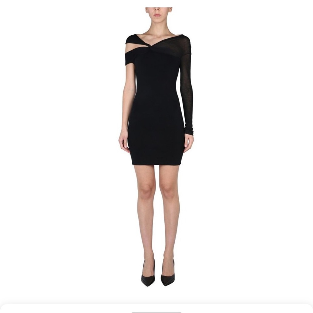 NWT The Helmut Lang Twisted Cutout Dress